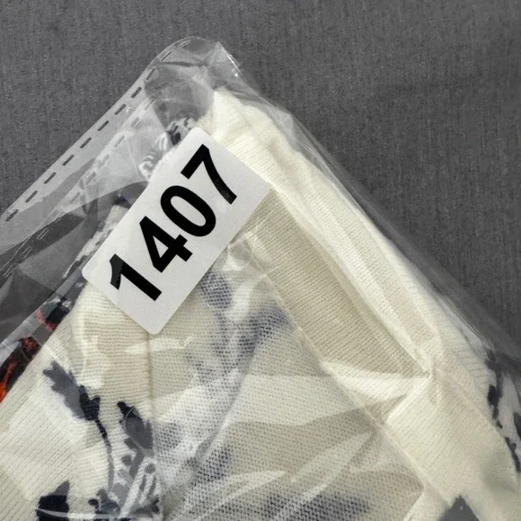 Talbots Cardigan Women L Petite Cream Floral Button Front Career Work Layering - Picture 9 of 10